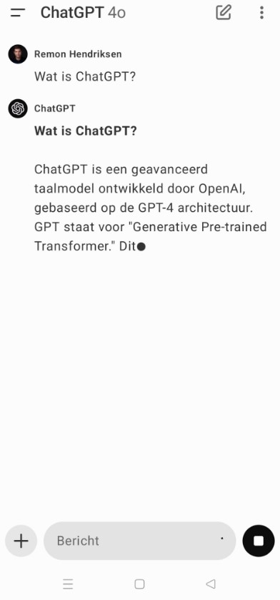 mobiele versie van chatgpt