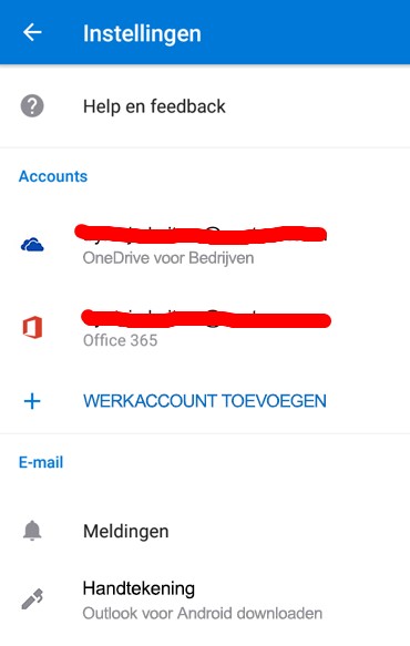 outlook voor mobiel